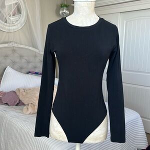 Long Sleeved Black Body Suit